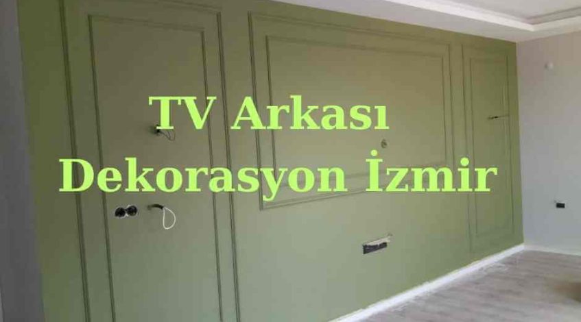 TV Arkası Dekorasyon İzmir