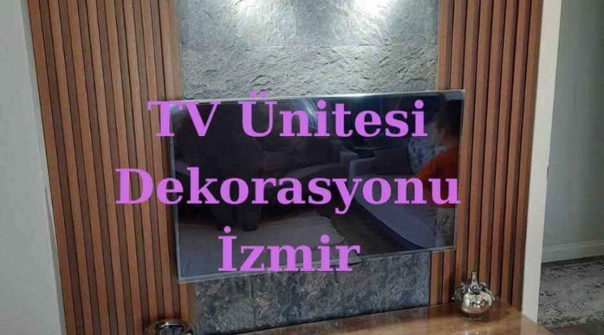 TV Ünitesi Dekorasyonu İzmir görsel
