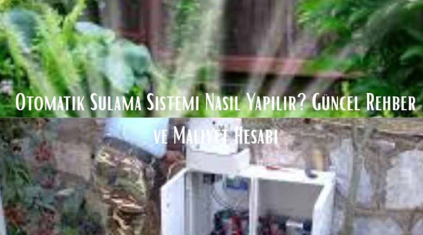 Otomatik Sulama Sistemi Nasıl Yapılır? Güncel Rehber ve Maliyet Hesabı