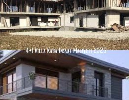 4+1 Villa Kaba İnşaat Maliyeti 2025
