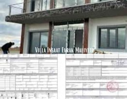Villa İnşaat Evrak Maliyeti